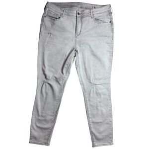 Old Navy Light Gray Women's Skinny Jeans